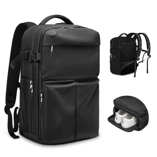 Travel Backpack for Men, 17.3 Inch Laptop Backpack, Water Resistant Business backpack with Waterproof zipper£¬Carry on Backpack with 30L Large Capacity Bag for Work College Travel