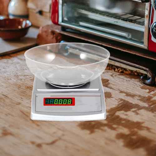 Kitchen Scale Tray 2Pcs Plastic Food Weighing Pan for Electronic Scales Reusable Tray with Large Capacity for Home and Baking Use