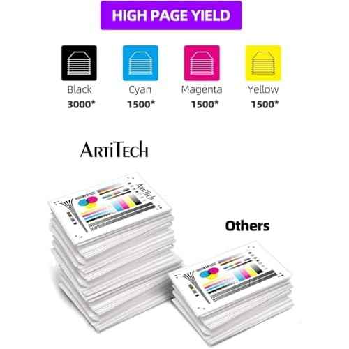 LC406 Ink Cartridges Compatible for Brother LC406 LC406XL Ink Cartridges Work for Brother MFC-J4335DW MFC-J4535DW MFC-J5855DW MFC-J6955DW MFC-J6555DW Ink (4 Pack)
