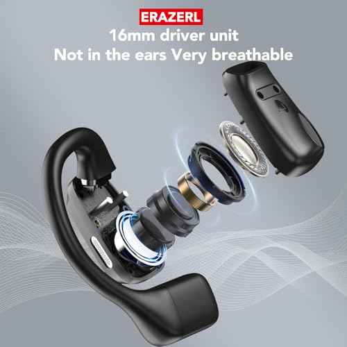 ERAZER XP6 AI Translation Earbuds Real Time, 134 Language Translator Earbuds for iPhone and Android 3-in-1 Bluetooth 5.4 Translation Headphones Translating Device for Travel Business Learning