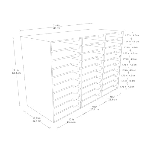 Classroom Keepers 30-Slot Mailbox - Organization System for Classroom or Home