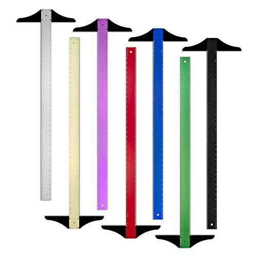 Alumicolor 2174-4 36-inch Professional Aluminum T-Square for Art Framing & Drafting, Red