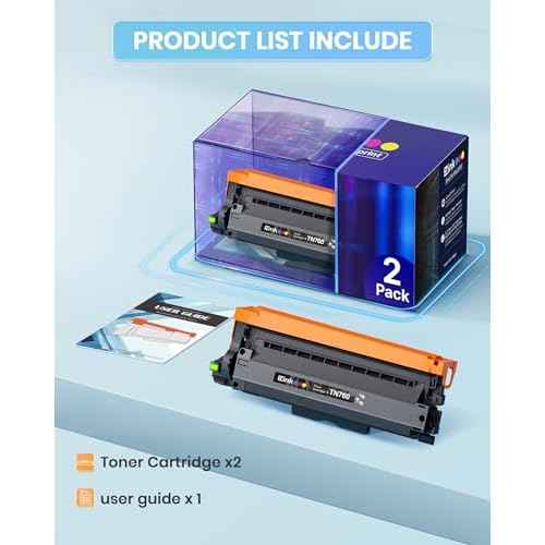 E-Z Ink TN760 Toner for Brother Printer Compatible for Brother TN-760 TN730 TN-730 Toner Cartridges to Use with MFC-L2710DW MFC-L2750DW HL-L2350DW HL-L2370DW HL-L2395DW L2390DW DCP-L2550DW (2 Black)