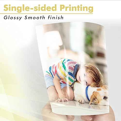 Koala Glossy Inkjet Photo Paper Thick 13X19 Inches 100 Sheets 54lb Picture Paper for Inkjet Printer Use DYE INK 200gsm