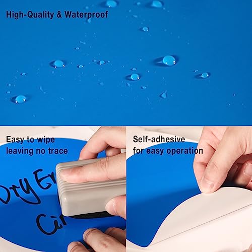 Kalkehay 6-Inch 40 Pack Dry Erase Floor Dots for Classroom & Activities