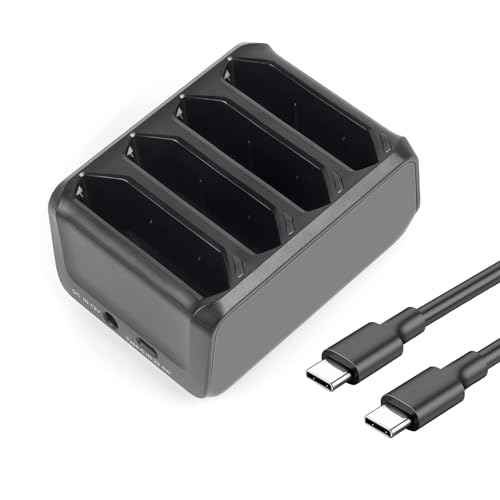 CBQ 4-Slot TC77 Charger Cradle Charging for Zebra Symbol TC70 TC75 TC72 TC77 TC75AH TC75GK TC700H TC700K TC77HL TC720L BT-000318 TC7X-4BTYC,Zebra tc77 Scanner Fast Charging Accessories.