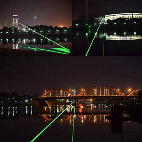 Green Laser Pointer High Power, USB Rechargeable Green Laser High Power Pointer Long Range Laser Pointer Laser Light Pointer for Presentations