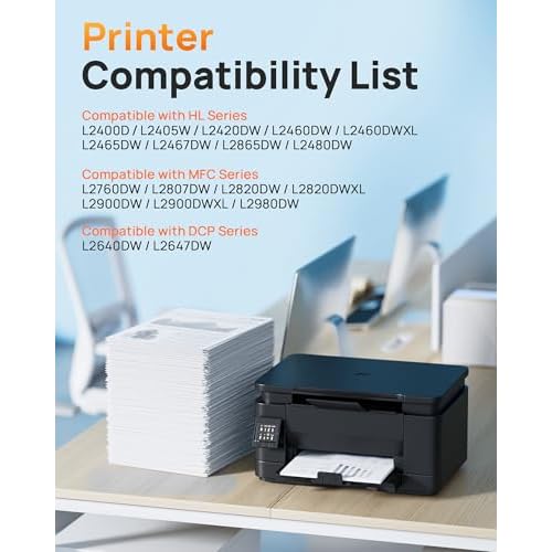 E-Z Ink Compatible TN830 Toner Cartridge Replacement for Brother TN830XL TN830 TN 830 Toner Cartridges with Brother DCP-L2640DW HL-L2460DW HL-L2480DW HL-L2400D HL-L2405W MFC-L2820DW Printer (2 Black)