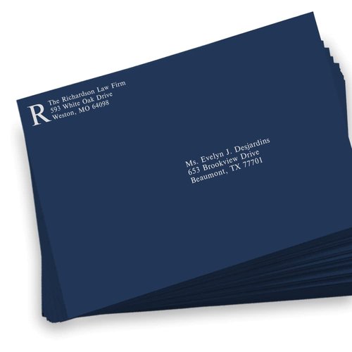 LUXPaper 9 x 12 Booklet Envelopes | Navy Blue | 80lb. Text | 250 Qty