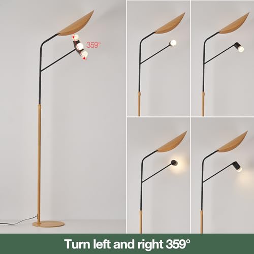 Floor Lamp for Living Room, LED Modern Simple Standing lamp, 63.5-66.5 inches Free Height, Warm Light, Minimalist high lamp, Suitable for Bedroom, Living Room, Office, Children's Room.
