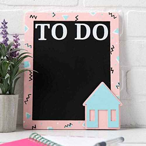 Plaid Enterprises Double-Sided Chalkboard Set, 8 ' x 10 ' With Decorative Wood Surface Frame, Perfect For Arts & Crafts