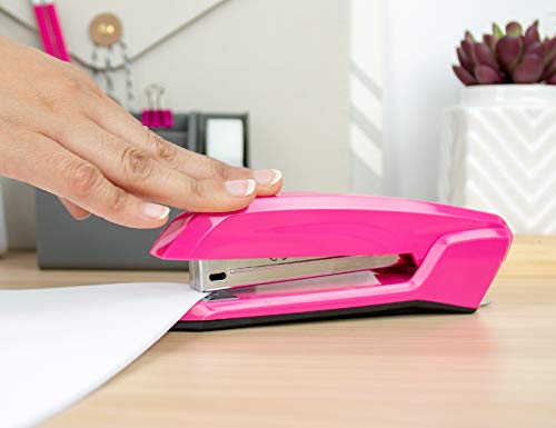 Bostitch Ascend 3-in-1 Stapler with Remover & Storage - Pink, Full Size