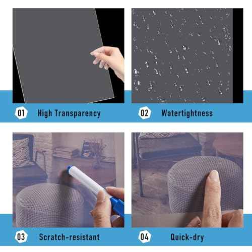 Timgle 50 Sheets Waterproof Inkjet Transparency Film 13 x 19 Inch Transparency Paper Acetate Sheets for Silk Screen Printing Transparent Printer Paper for Printers Overhead Projector Crafts 5 Mil