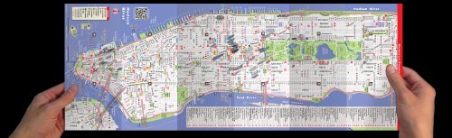 NYC Midtown Map | Laminated Pocket City Map of Manhattan with Attractions & Hotels