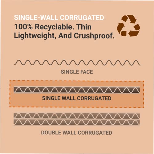 AVIDITI Shipping Boxes Small 7.125"L x 5"W x 3"H , 50-Pack | Corrugated Cardboard Box for Packing, Moving and Storage 7 1/8x5x3