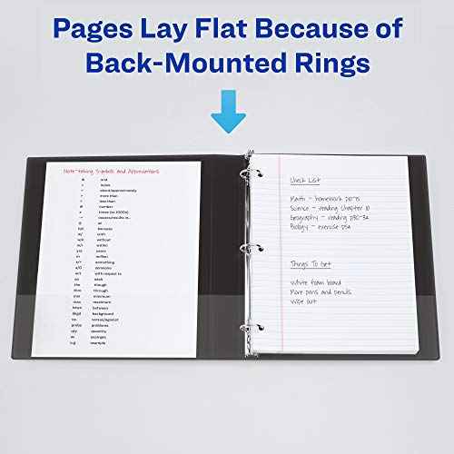Avery Economy View 3 Ring Binder, 1" Round Rings, 1 White Binder (05711)