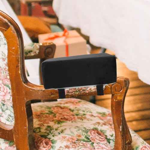 1 Pair Chair Armrest Booster Pad Padded Armrest Cushion Chair Elbow Wrist Support Cushions Rotating Arm s Desk Arm Covers Seat Mat Plush Office