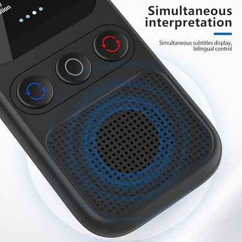 Language Translator Device, 138 Languages Supported, Instant Offline Language Translator Device, Voice Translator Offline, Portable Two-Way Real-Time Language Translator for Travel Business Learning