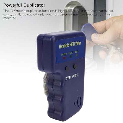 ciciglow FOB Copier, 125 KHz Portable Copier Writer, Portable Identification Card Duplicator + 6 IC + 6 Cards Recordable