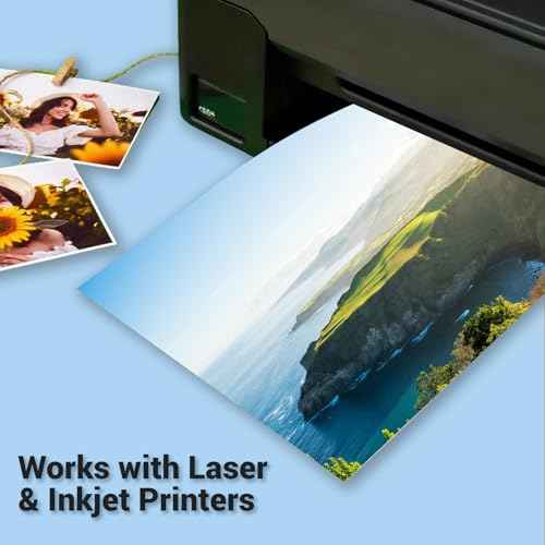 Cardstock 8.5 x 11, Thick Printer Paper 75 lb/200 gsm, 40 Sheets Cream Card Stock, Off White Heavy Card stock, CardStock Paper for Invitations, Diy Cards, Business Cards, Menus, Crafts, Drawing etc