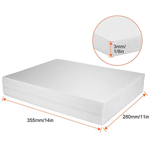 20 Pack White Foam Boards 11x14 Inch for Art Projects & Display