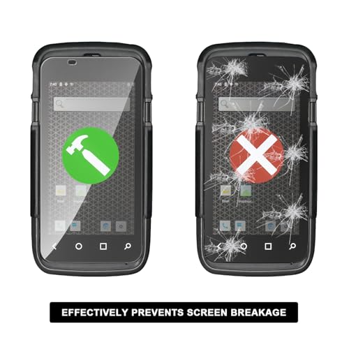 3pcs Tempered Glass Screen Protector for Honeywell Dolphin CT60 Handheld Barcode Scanner Mobile Computer, 9H Scratch-Resistant HD Clear Durable Protective Film