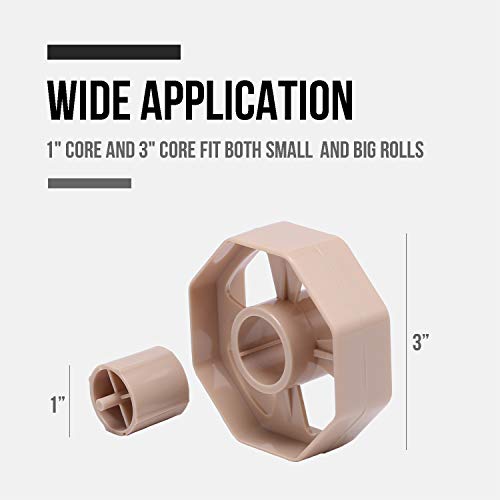 Lichamp Desktop Tape Dispenser with 3in Core – 8 x 3 x 3.8 in, Non-Skid Base
