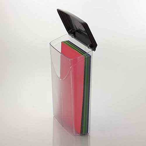 Officemate Outdoor Literature Holder, Holds 8 ¨ö¡± x 11¡± Letter Size, Clear with Black Lid (23020)