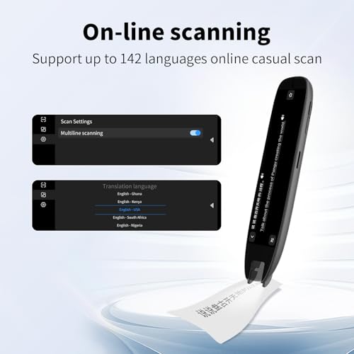 Boeleo 142-Language Translation Pen Scanner with Voice & Photo Translation