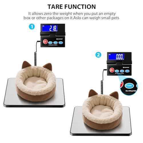 Shipping Postal Scale 440lb,Commercial Weight Scale for Packages,Postage,Luggage,Small Business, Mail, Warehouse, Home, Battery & Charging Cable Included