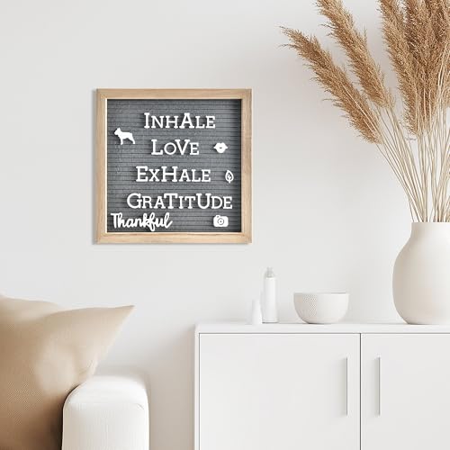 White Pre-Cut Letters for Felt Letter Board, 736 Pcs - Gajigaji