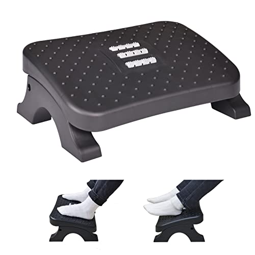 Under Desk Footrest with Massage Rollers – Ergonomic Foot Stool for Home Office