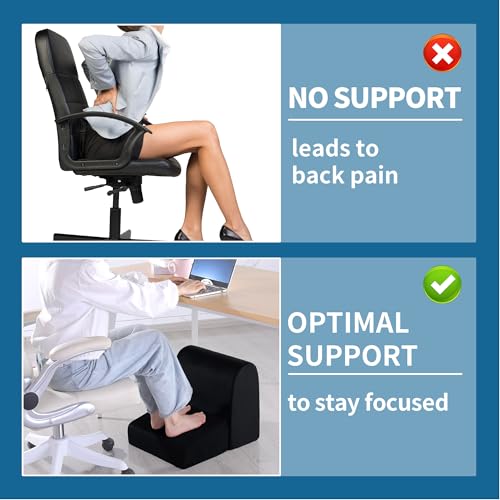 ROYALAY Adjustable Foot Rest for Under Desk, Supportive Leg Rest, Foot Stools for Under Office Desk, Ergonomic Foot Stand