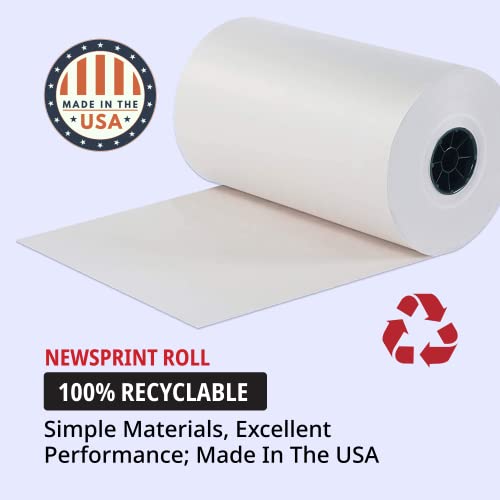 Box USA Packing Paper Roll 24 x 1440ft - Newsprint for Shipping,
