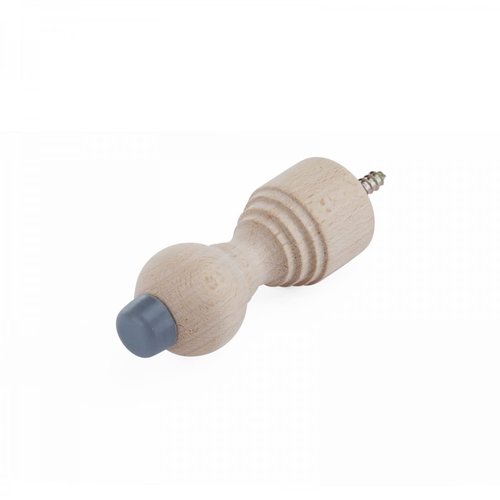 Renovators Supply Manufacturing Door Stoppers 3 3/16 in. Wall Mount Victorian Unfinished Maple Wood Door Bumper Stops Pack of 3