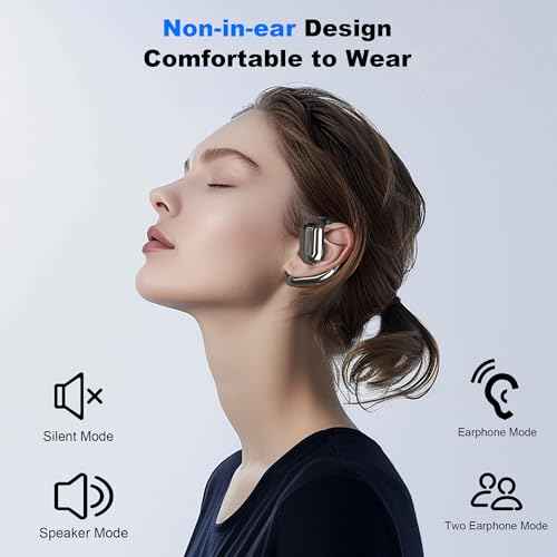 AI Translation Earbuds, 3-in-1 Wireless Language Translator Earbuds Real Time, Translating Earbud for 144 Languages, HF Sound, Bluetooth 5.4 Headphones for Business Learning with Charging Case, Black