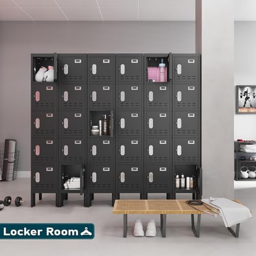 Metal Storage Locker with Lock & Card Slot - Secure Lockable Door