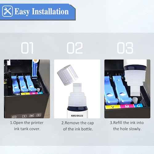 31 Ink Bottles Set 32XL Ink Bottles Set Compatible for 31 32xl ink bottle set Replacement for H P 31 32XL Ink for Smart Tank 7301 6001 7001 5101 5102 7002 7602 Plus 651 551 Ink Tank (2BK C M Y)