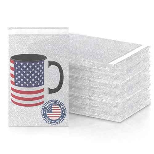 100 Pcs Bubble Pouches Wrap, 12" x 15.5" Self-Sealing Clear Bubble Bags, Double Thickened Wall Shockproof Pouch Wrap Bag for Moving and Storage, Shipping and Packing Supplies for Dishes Glasses Plates