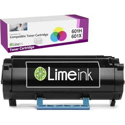 Limeink Compatible Toner Cartridge Replacement for Lexmark 601H High Yield Toner Cartridge for Lexmark 60F1H00 601H MX310 MX310dn MX410 MX410de MX510 MX511 MX511de MX610 MX611 Printer - 1 BK