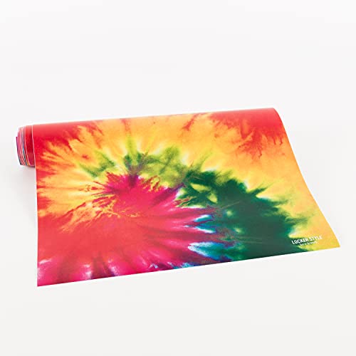 U Brands Locker Organizer Kit - 7-Piece Tie-Dye Locker Decor Set, Cute School Storage