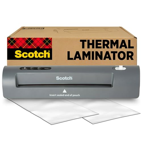 Scotch Thermal Laminator TL901X – 2 Roller System for Professional Quality Laminating
