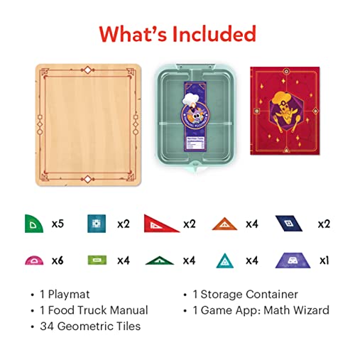 Osmo Math Wizard Food Truck Geometry Game for Kids Ages 6-8 – Learn Geometry