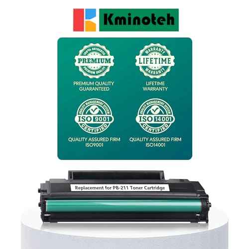 PB-211 Toner Cartridge Compatible for Pantum PB-211 PB211 PB-211E PB211EV Toner Cartridge Work with Pantum P2502W P2500W M6552NW M6550NW M6600NW M6602NW Series, Yeild up to 1600 Pages