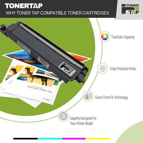 TonerTap Compatible Toner Cartridge for Brother TN229, Non-OEM TN229 Black Toner Replacement for Brother HL-L3280CDW MFC-L3780CDW, Standard Yield 1,500 Pages