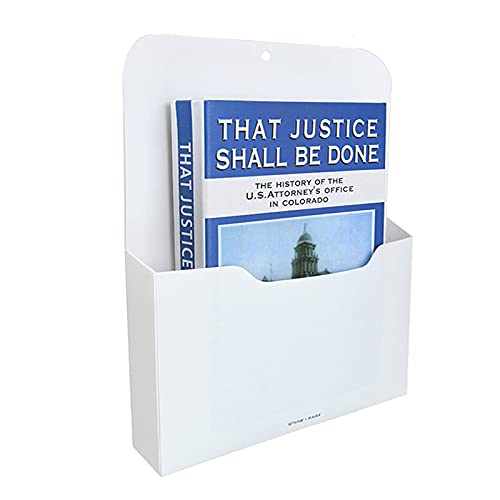 Marbrasse Magnetic File Holder - 1 Pack Metal Organizer for Office & Home