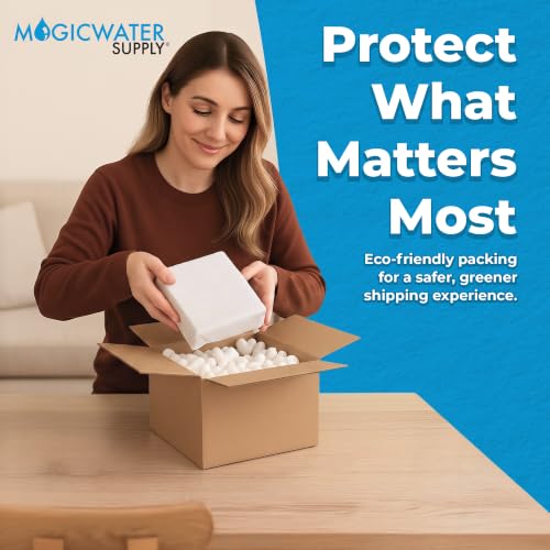 MagicWater Supply Packing Peanuts for Shipping - Bio Tube .5 Cu Ft