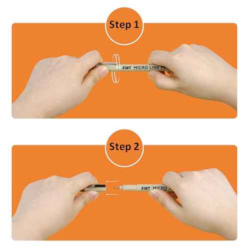 12+1 Fineliner Drawing Art Pens, Black Waterproof Pigment Ink Set for Artists, Sketching, Manga, Watercolor, Calligraphy, and Detail Outlining Archival Quality Inking Markers