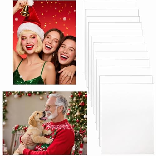 12pcs Sublimation Metal Photo Blanks 12x18 Inch - Make Your Permanent Photo Posters Signs, Sublimation Aluminum Blank for Crafters Small Businesses DIY Enthusiasts (Thickness 0.45mm)