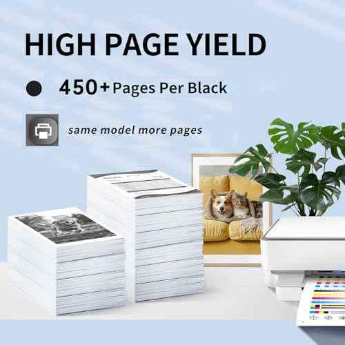 210xl Black Ink Cartridge High Yield Replacement for Canon PG210 PG-210 210XL Black Ink Cartridges for PIXMA MX410 IP2700 IP2702 MP240 MP250 MP495 MX340 Printer(2Black)